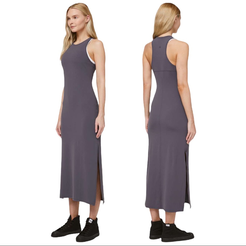 Lululemon | Get Going Sleeveless Maxi Dress in Moonwalk Mauve- Size US 4
